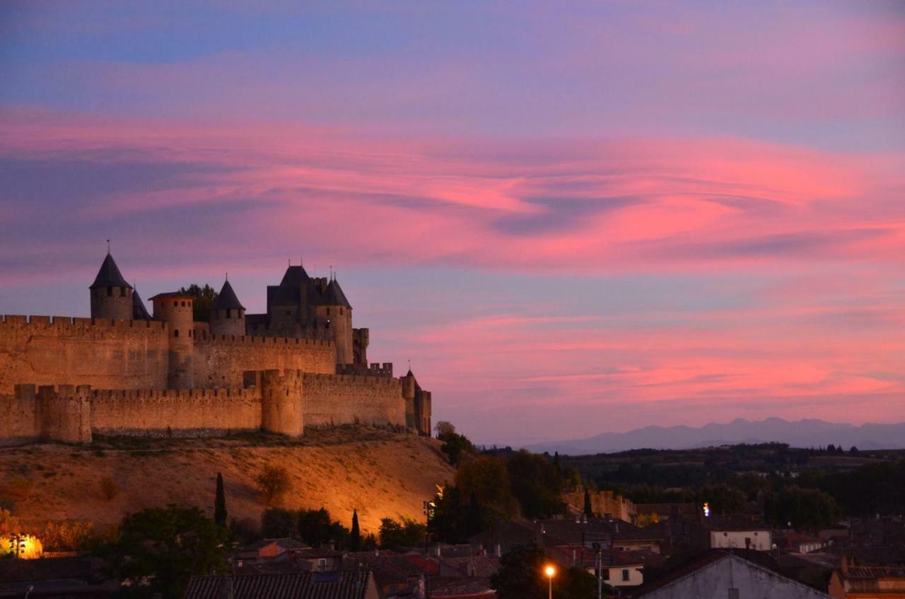 Jardin du Petit Gatsby Apartment Carcassonne Bagian luar foto