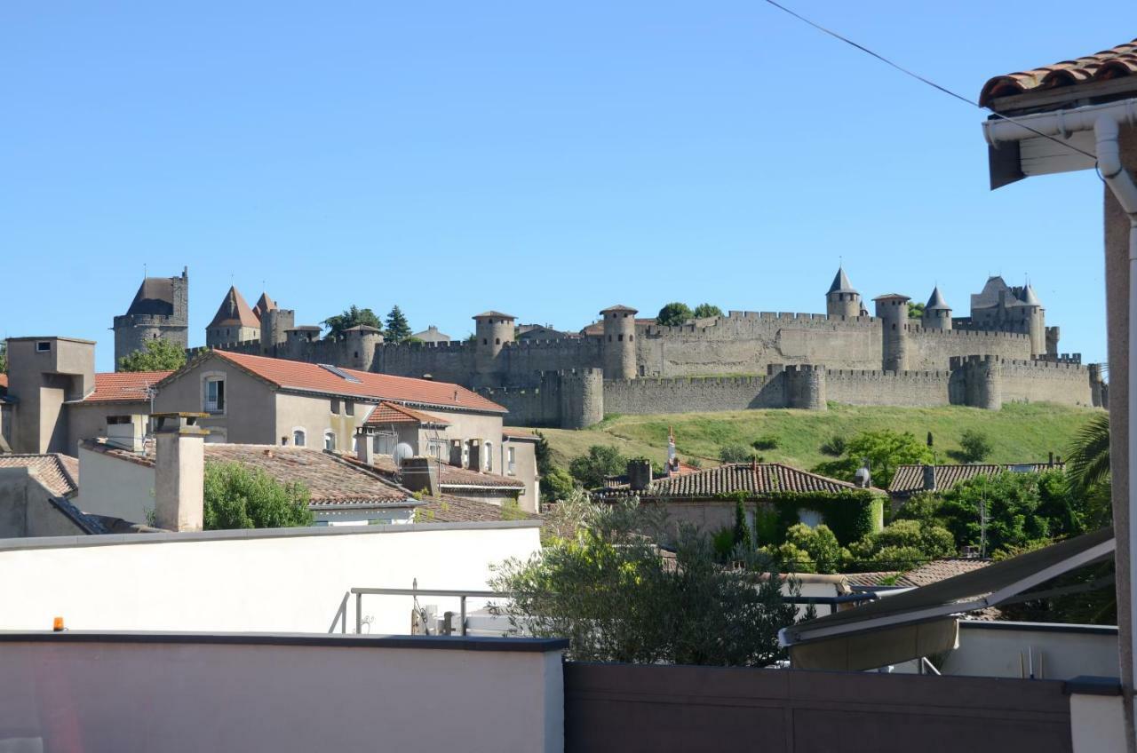 Jardin du Petit Gatsby Apartment Carcassonne Bagian luar foto